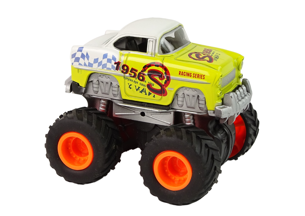 Mašinėlės 4x4 klasikinis didelių ratų modelis