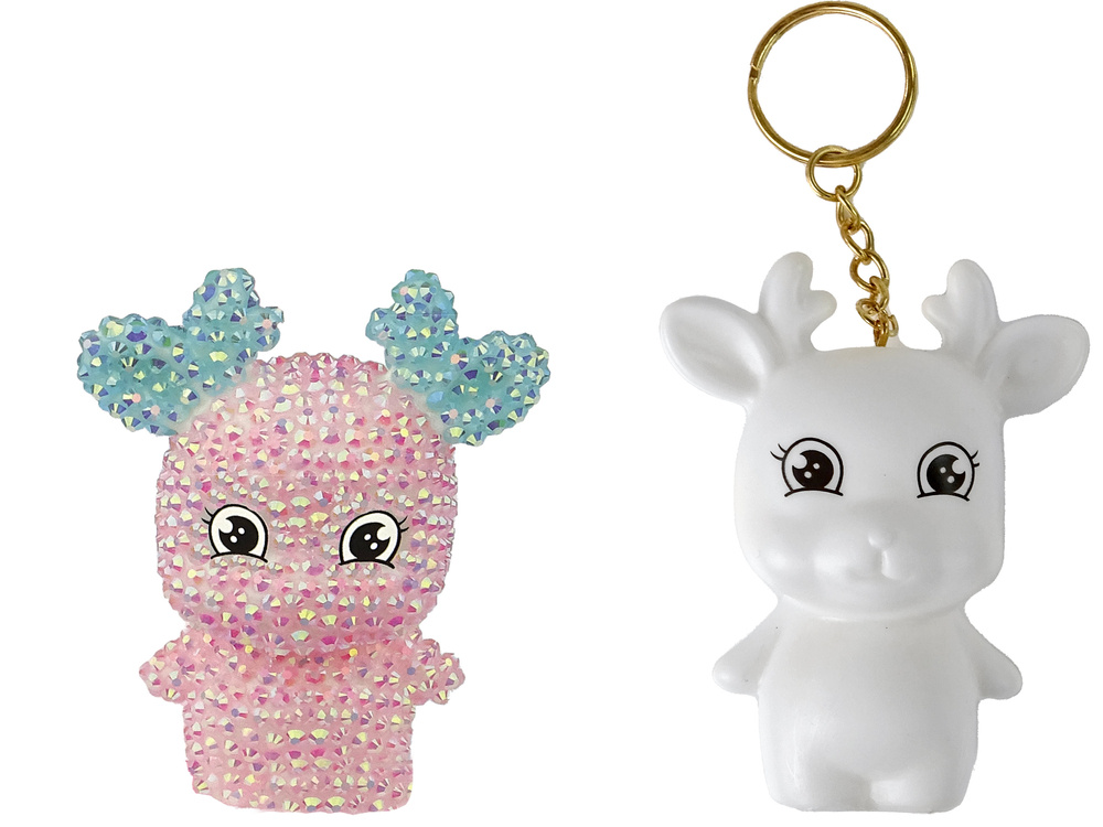 Kūrybinis rinkinys diamond reindeer 3d, rožinis