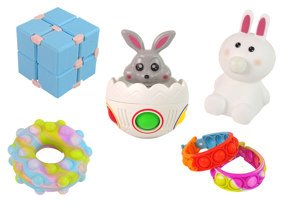 Velykinių sensorinių žaislų rinkinys lean toys