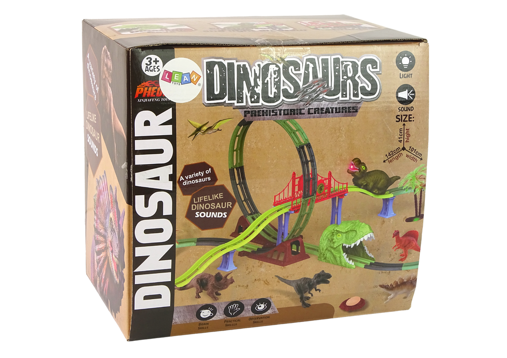 Trasa lean toys dinosaur railway