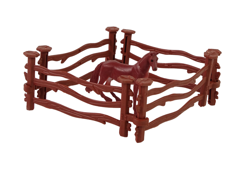 Traktorius su priedais leantoys, 1:64