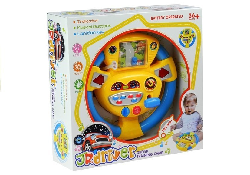 Interaktyvus muzikinis vairas lean toys