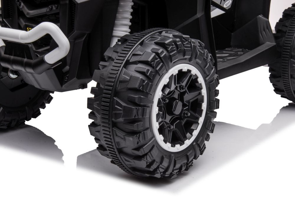Electric ride on quad hl568 white