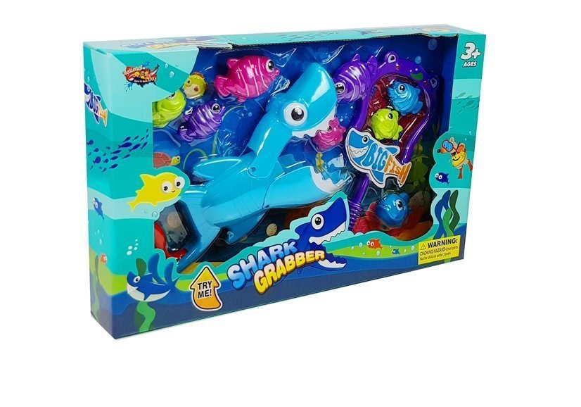 Vonios žaislas lean toys shark grabber