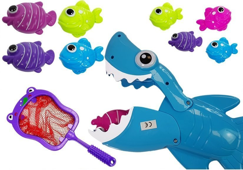 Vonios žaislas lean toys shark grabber