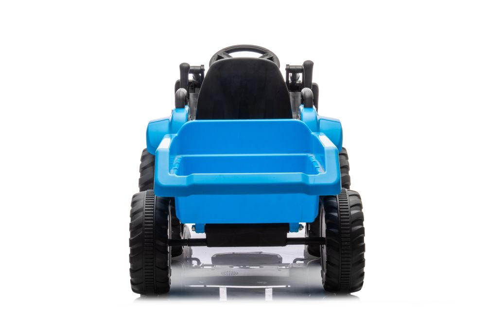 Vienvietis elektrinis traktorius vaikams bw-x002a, mėlynas