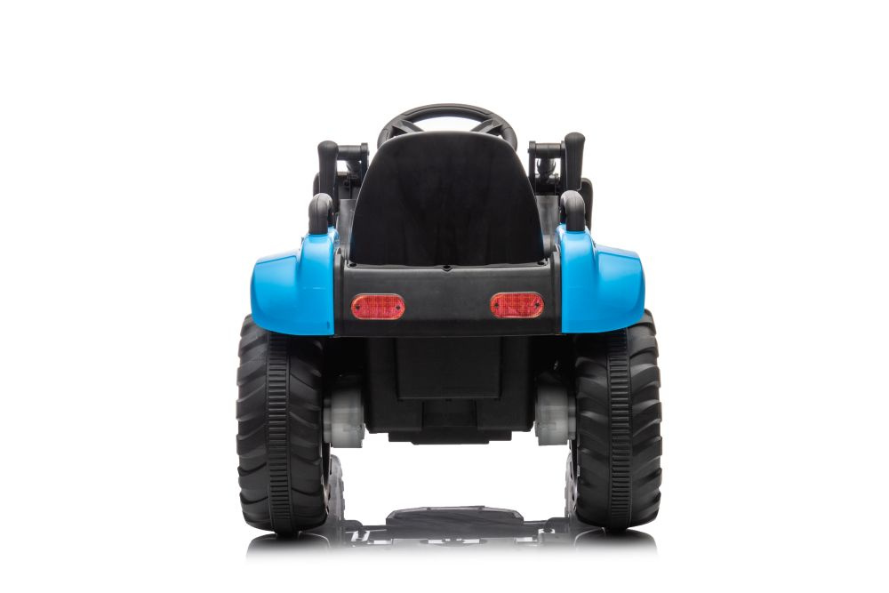 Vienvietis elektrinis traktorius vaikams bw-x002a, mėlynas