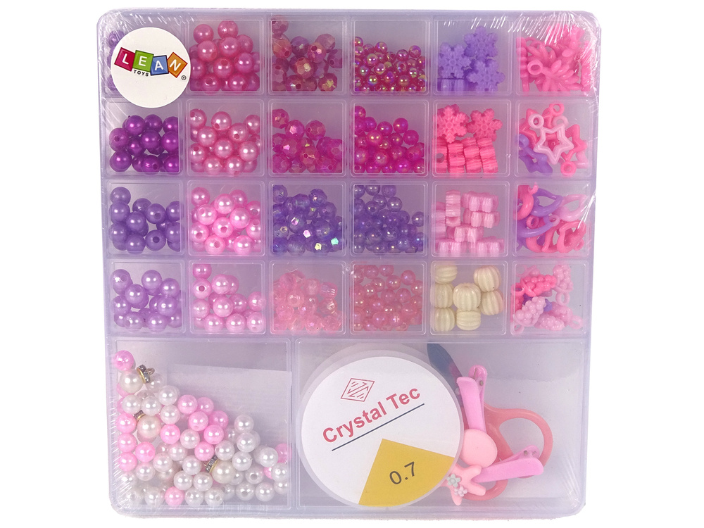 Kūrybinis karoliukų rinkinys papuošalams gaminti leantoys
