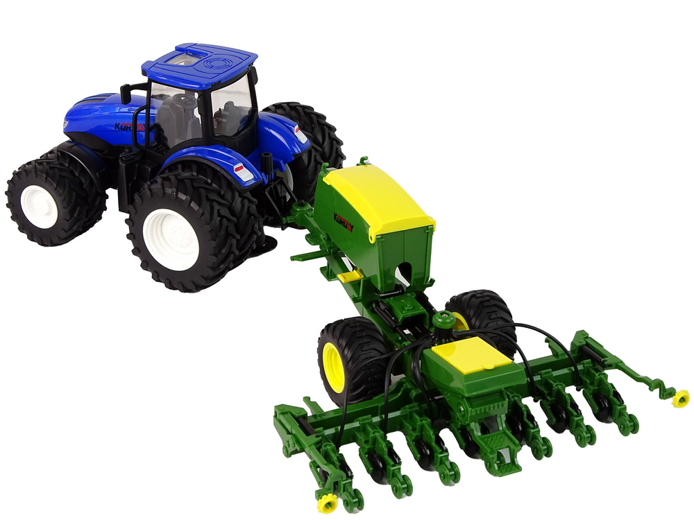 Nuotoliniu būdu valdomas traktorius lean toys 1:24