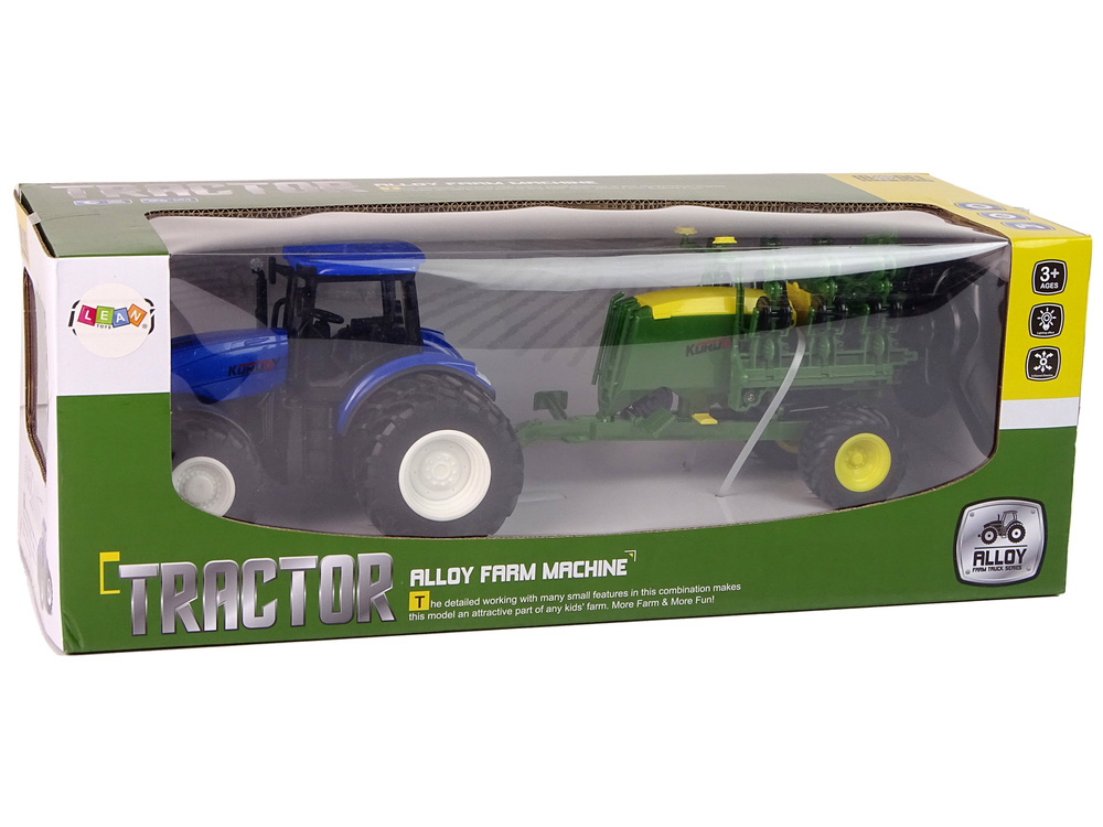 Nuotoliniu būdu valdomas traktorius lean toys 1:24