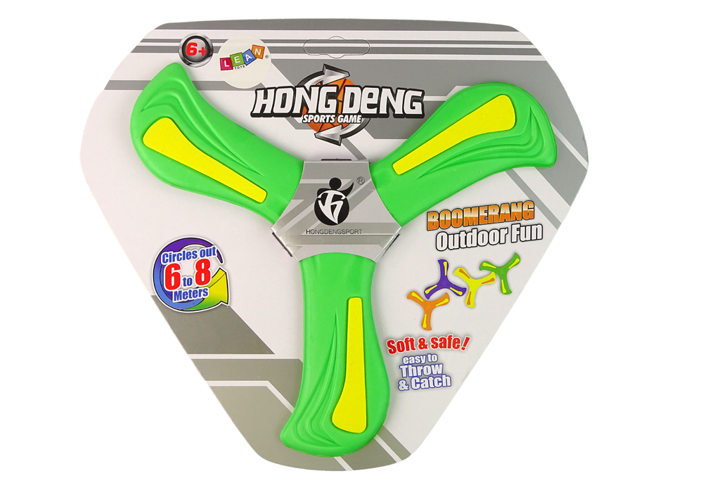 Vaikiškas bumerangas lean toys, žalias