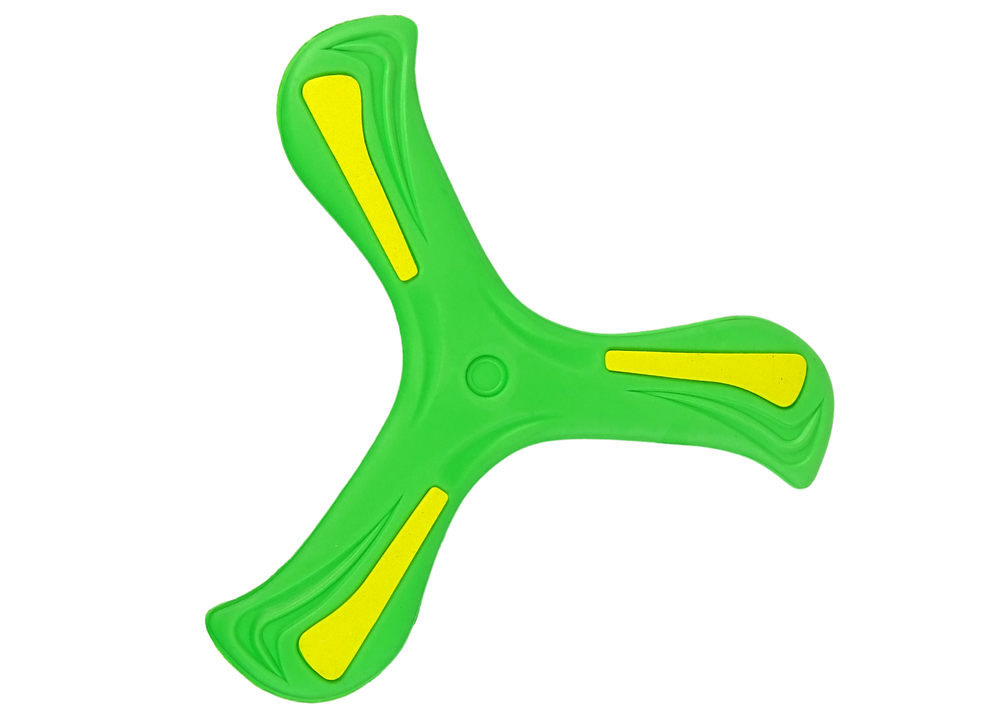 Vaikiškas bumerangas lean toys, žalias