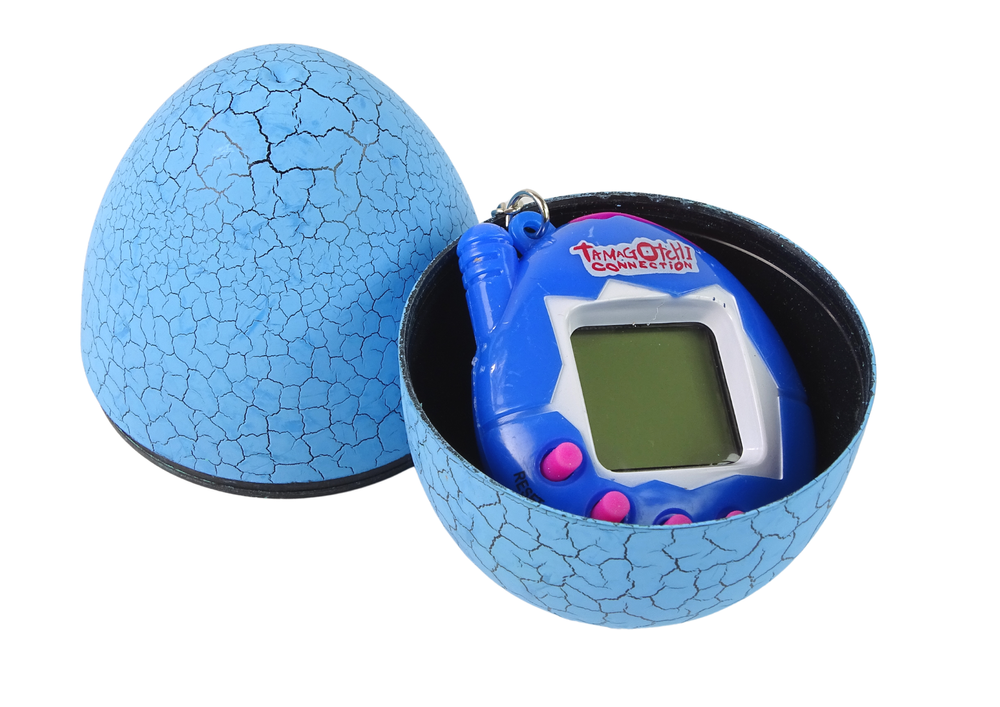 Elektroninis gyvūnėlis Tamagotchi mėlyname kiaušinyje 2