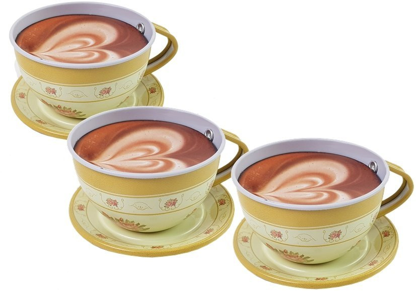 Arbatos puodelių rinkinys High Tea su priedais LeanToys