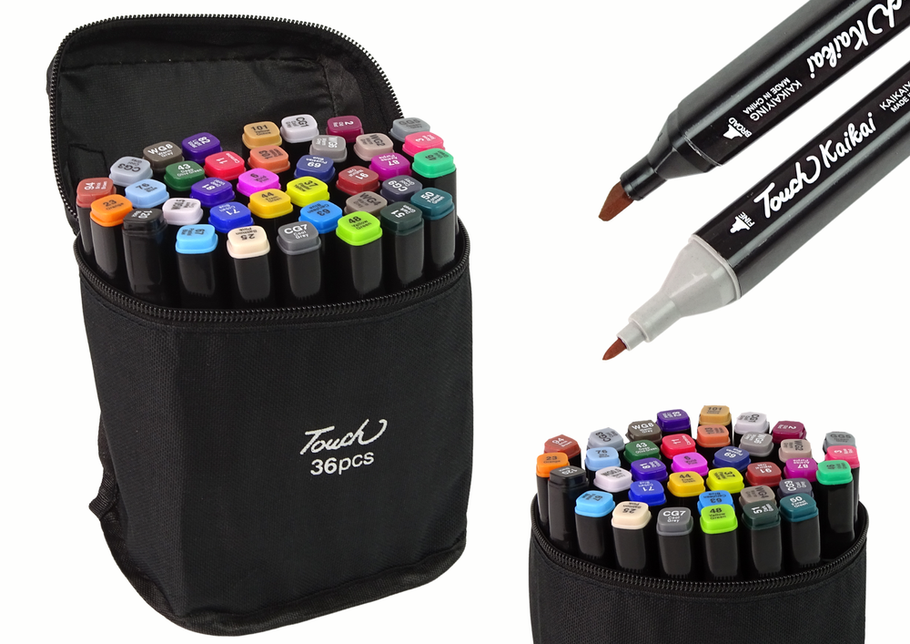 Žymeklių rinkinys touch pro, 36 sp.