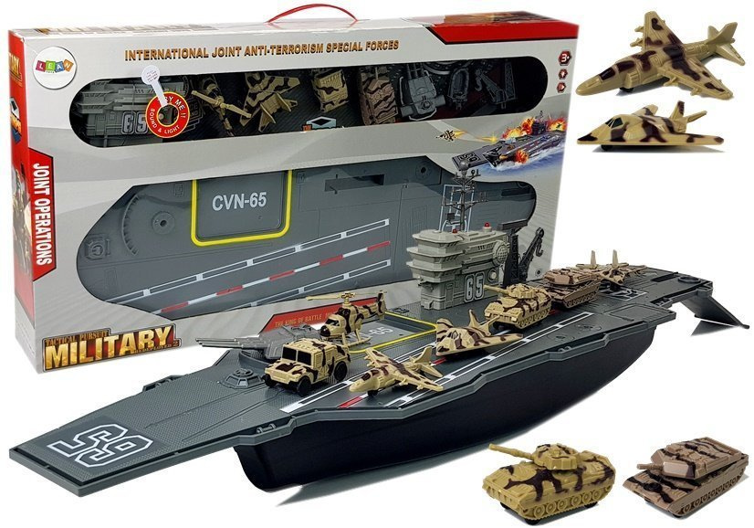 Lėktuvnešis su transporto priemonėmis lean toys