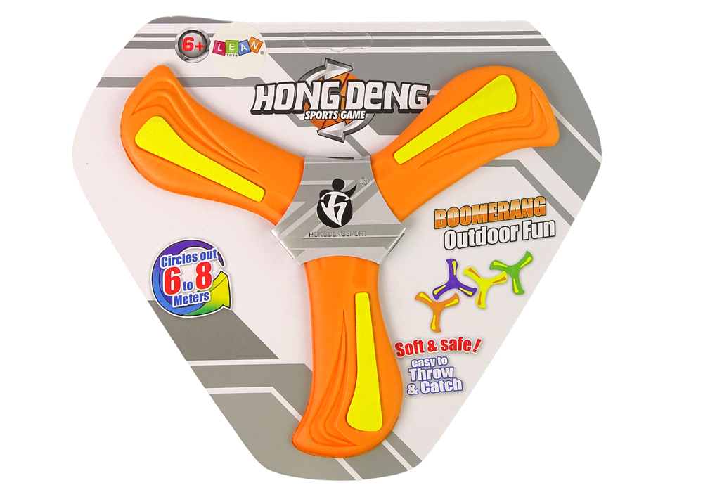 Vaikiškas bumerangas lean toys, oranžinis