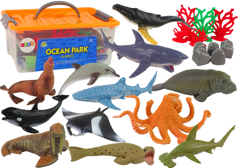 Figūrėlių rinkinys lean toys ocean park