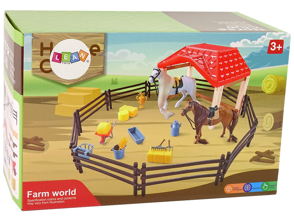 Žirgyno rinkinys lean toys farm world
