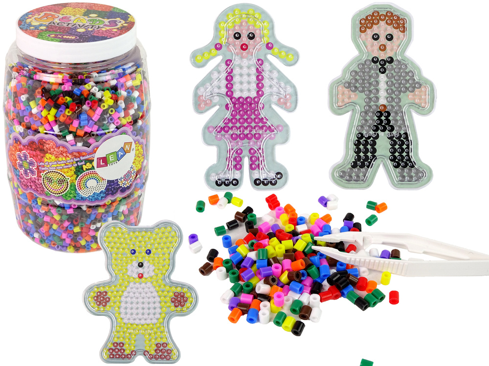 Kūrybinis rinkinys lyginimo karoliukai lean toys, 9000 d.