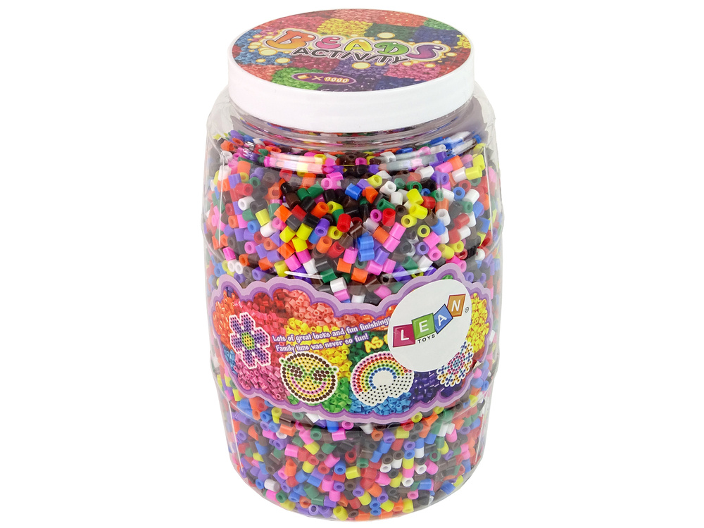 Kūrybinis rinkinys lyginimo karoliukai lean toys, 9000 d.