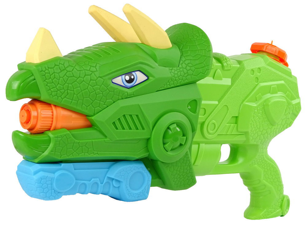 Vandens šautuvas lean toys dinosaur triceratops, žalias