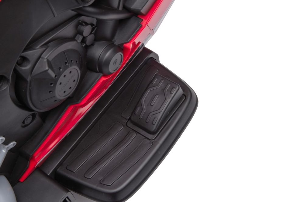 Akumuliatorinis motociklas honda cbr1000rr, raudonas