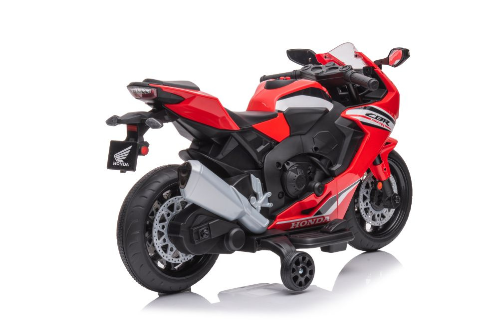 Akumuliatorinis motociklas honda cbr1000rr, raudonas