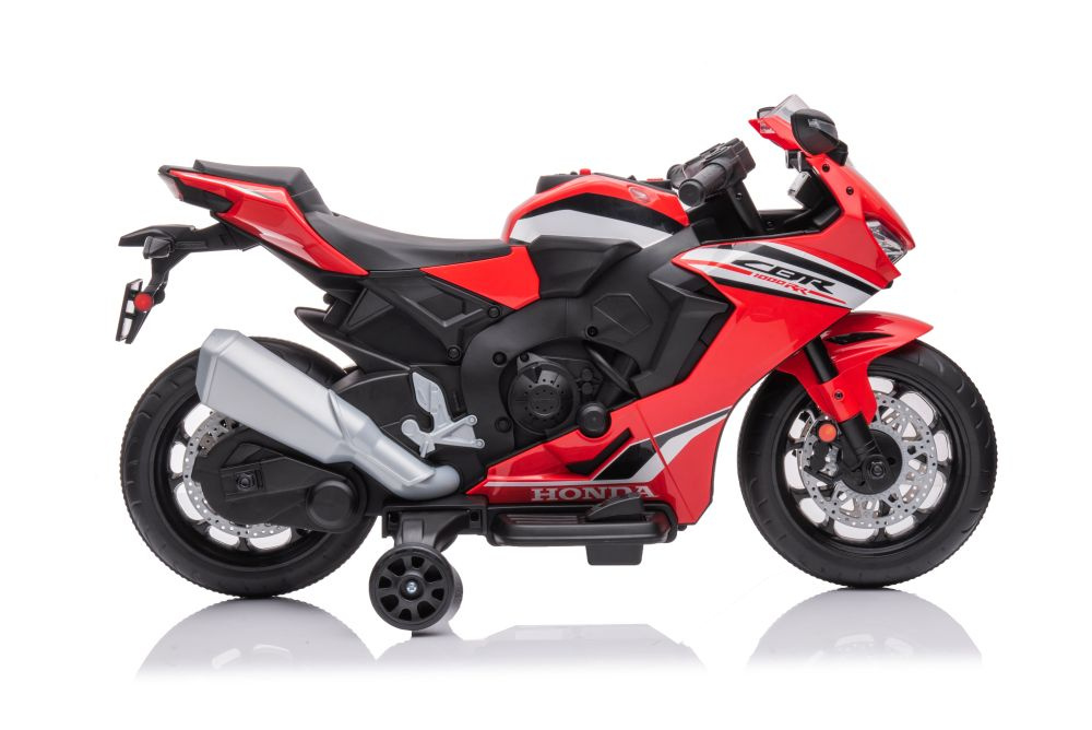 Akumuliatorinis motociklas honda cbr1000rr, raudonas