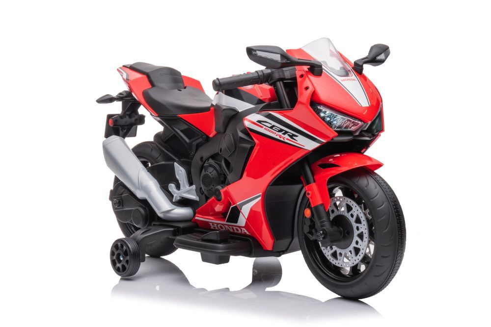 Akumuliatorinis motociklas honda cbr1000rr, raudonas