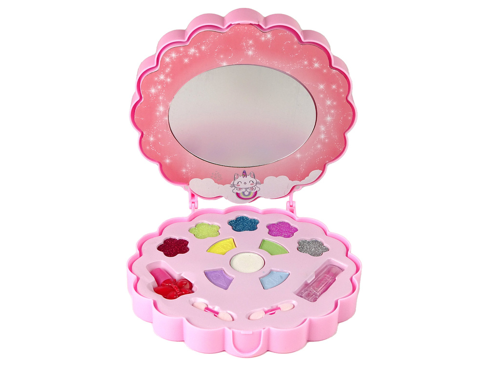 Vakiškas kosmetikos rinkinys lean toys pink unicorn