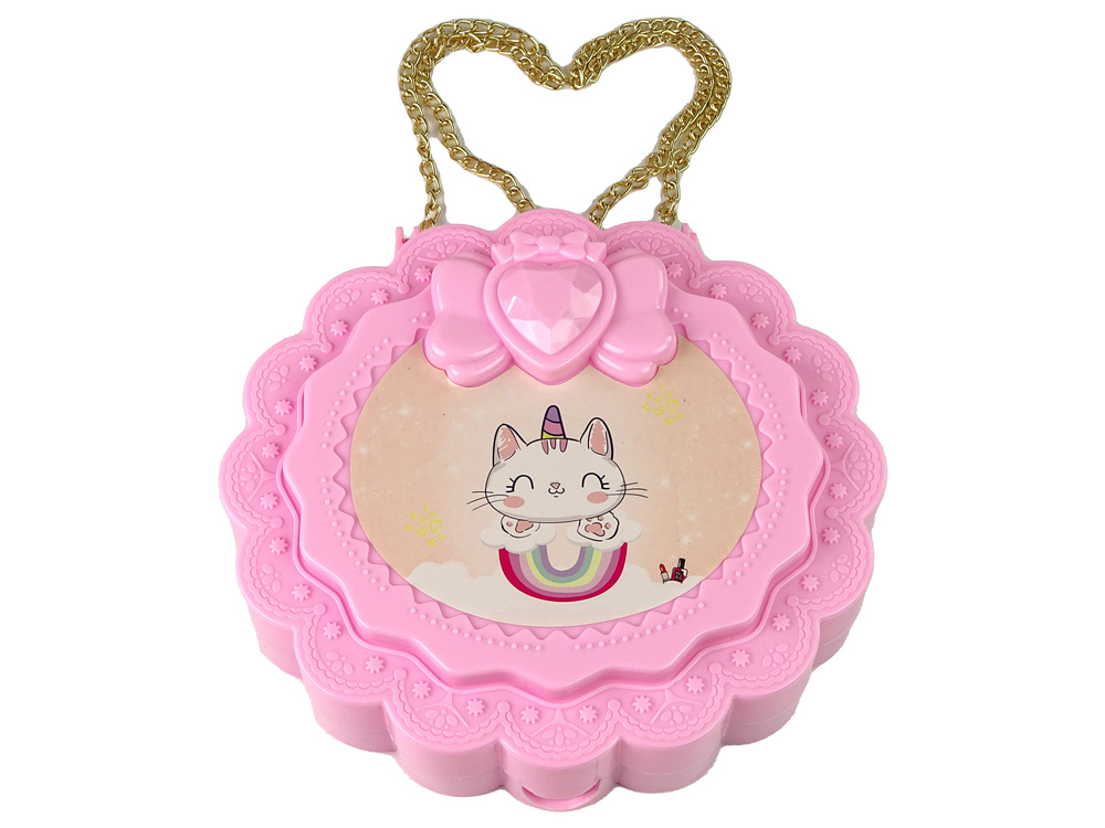 Vakiškas kosmetikos rinkinys lean toys pink unicorn
