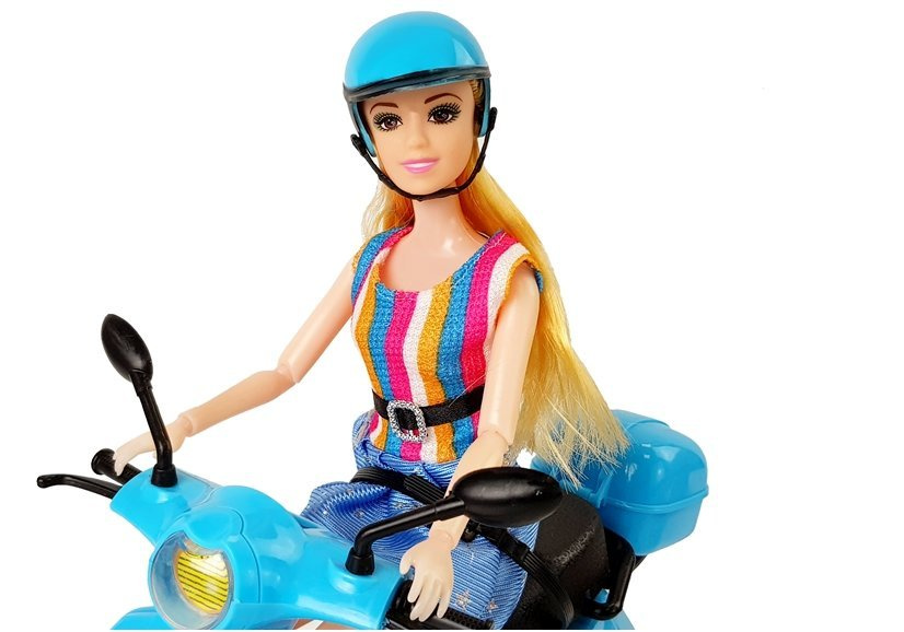 Lėlė su motoroleriu leantoys