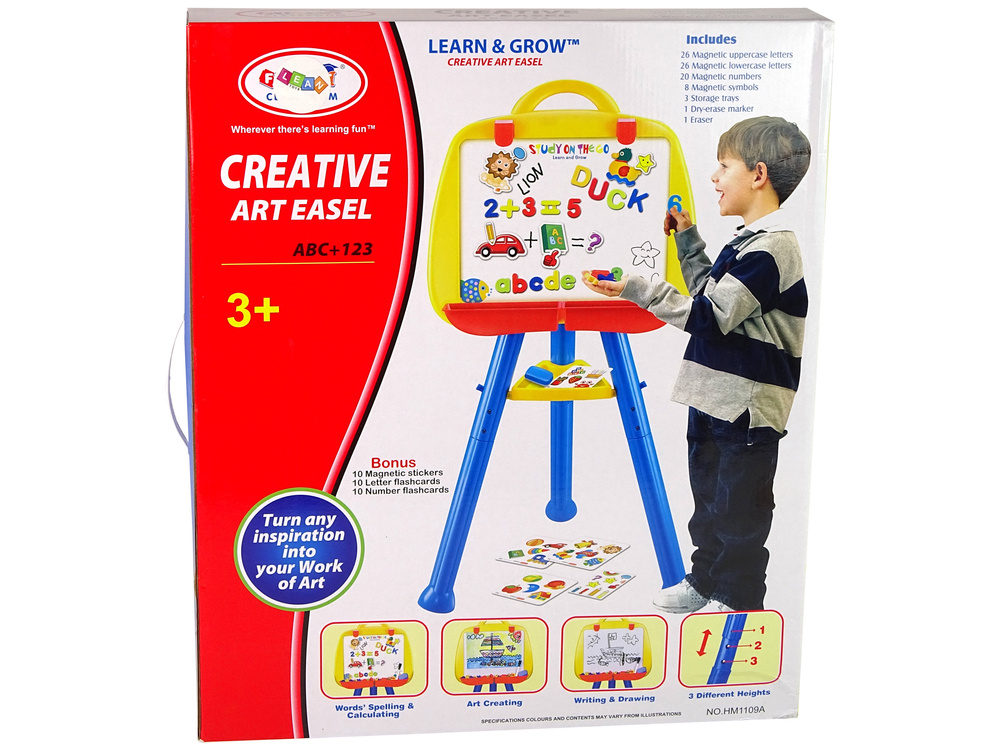 Magnetinė lenta leantoys magnet blue