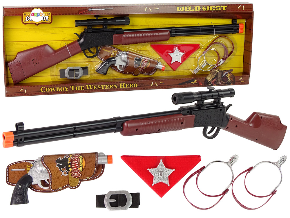 Vaikiškas kaubojaus rinkinys lean toys