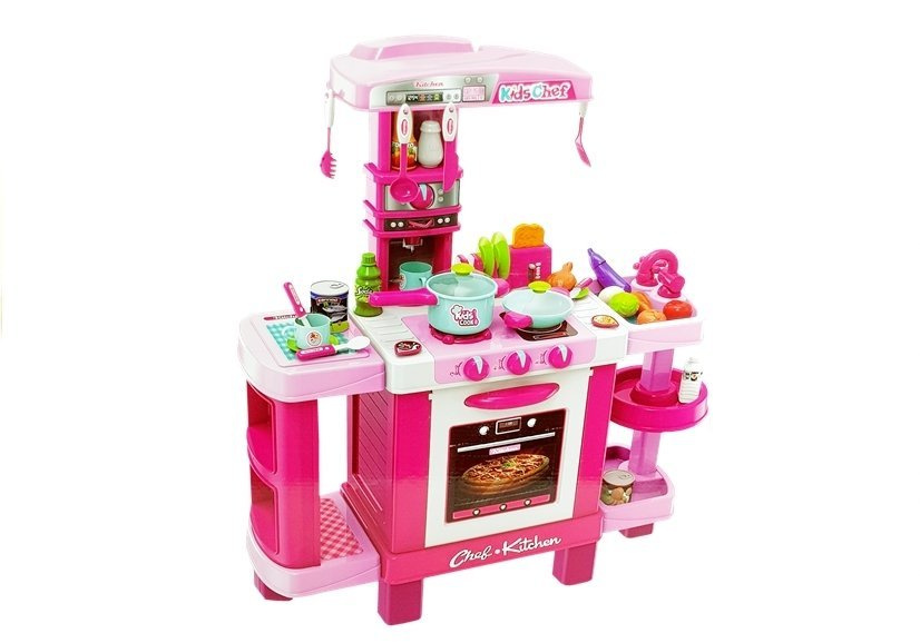Vaikiška virtuvėlė kids cook little chef, 78x29x87cm
