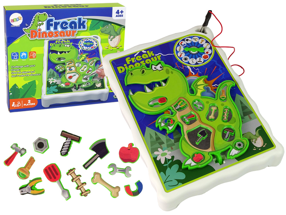 Stalo žaidimas lean toys freak dinosaur