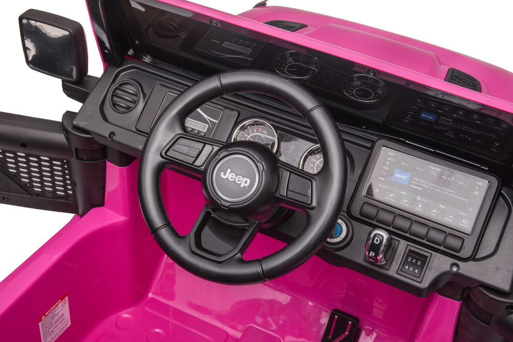 Vaikiškas elektrinis Jeep Wrangler Rubicon automobilis