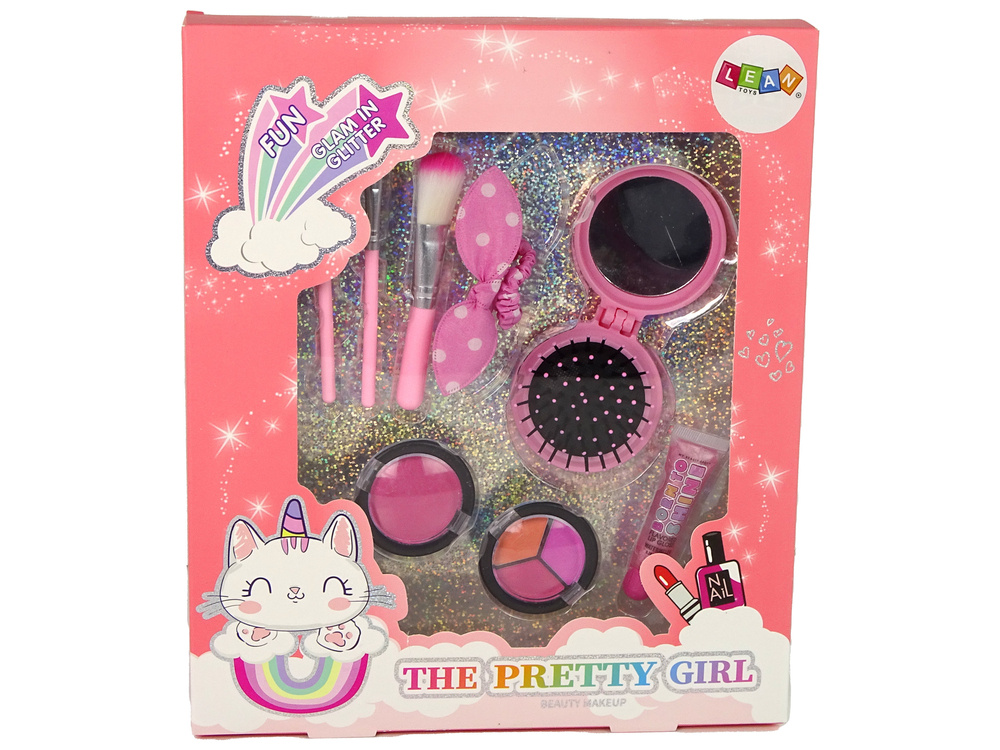 Vaikiškas kosmetikos rinkinys the pretty girl leantoys
