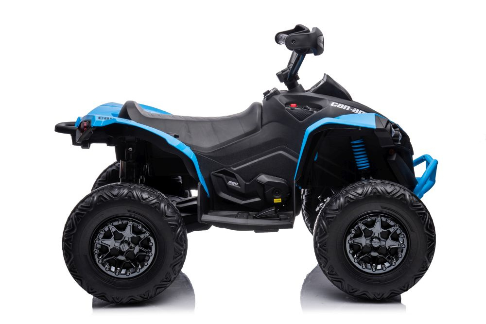 Vienvietis vaikiškas elektromobilis quad, mėlynas