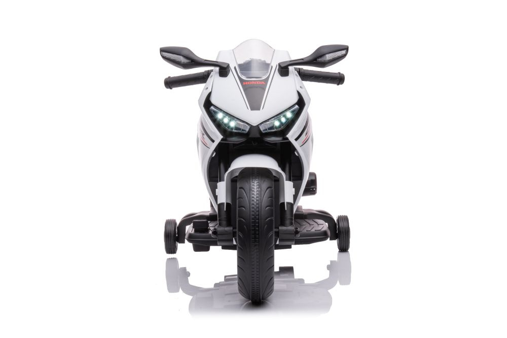 Elektrinis motocikslas vaikams honda cbr1000rr, baltas