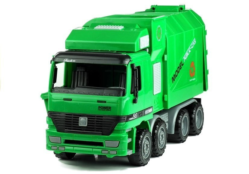 Šiukšliavežis lean toys, žalias