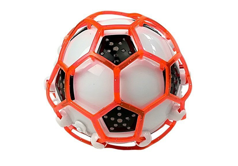 Šokinėjantis futbolo kamuolys su šviesom