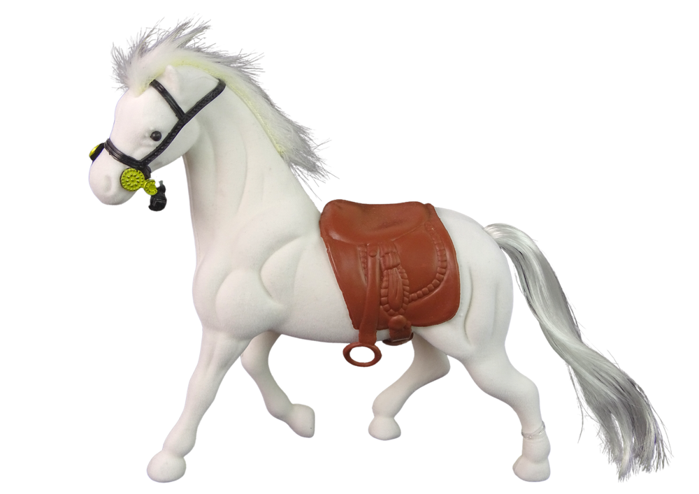 Figūrėlė arklys lean toys, baltas