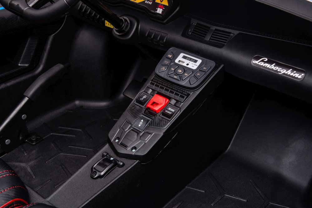 Vienvietis žaislinis elektromobilis lamborghini xxl, mėlynas