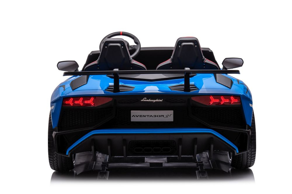 Vienvietis žaislinis elektromobilis lamborghini xxl, mėlynas