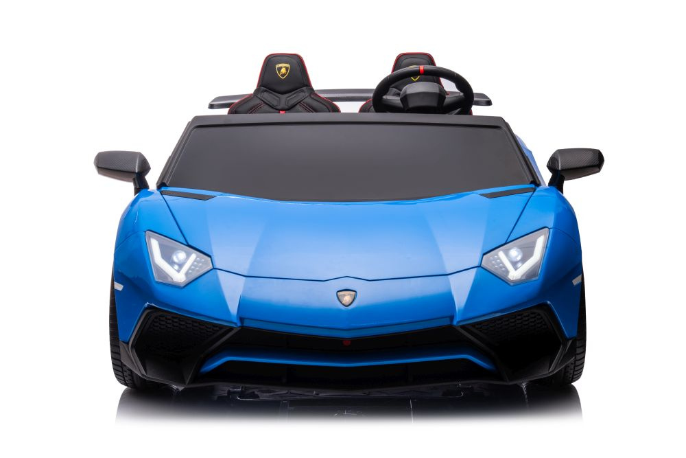 Vienvietis žaislinis elektromobilis lamborghini xxl, mėlynas