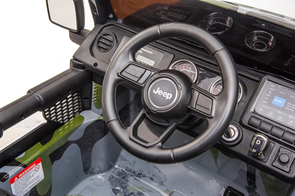 Elektrinis automobilis jeep wrangler rubicon dk-jwr555 camo