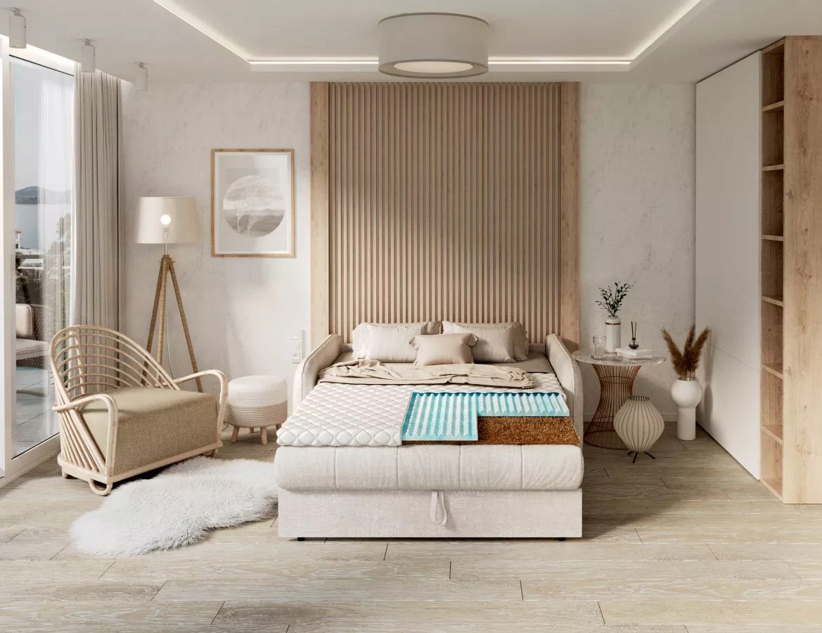 Kietas antčiužinis alergiškiems žmonėms malta coconut 80x200