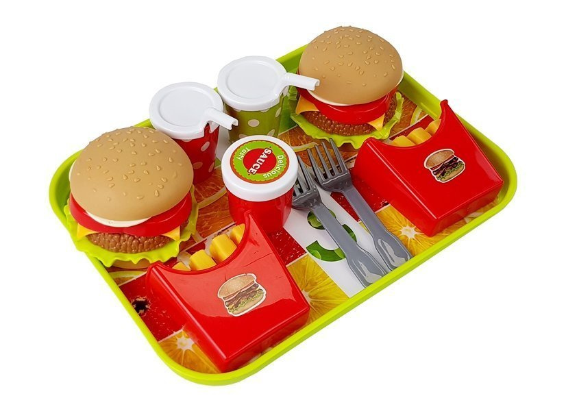 Žaidimų rinkinys su hamburgeriais ir gruzdintomis bulvytėmis 2